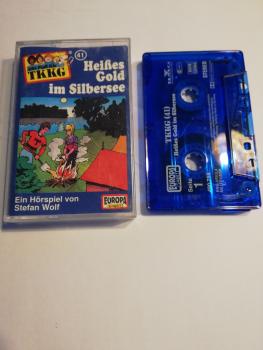TKKG Folge 41 Heißes Gold im Silbersee Blautransparent 490759 PC 209 Europa
